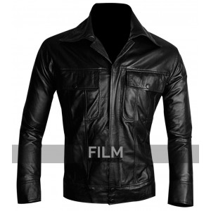 The King Of Rock Elvis Presley Black Leather Jacket
